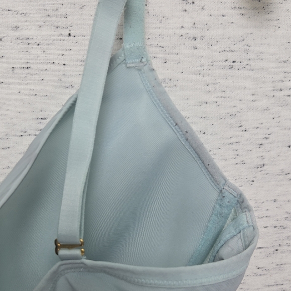 Soma Lightest Lift with Smooth Lace Bra Pale Teal Full Coverage - Picture 9 of 10